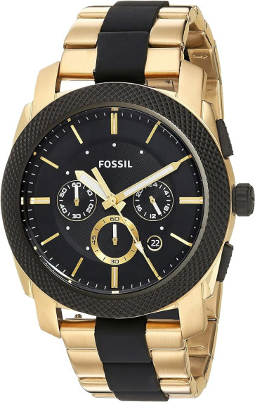Urrem Fossil FS5261 Rustfrit stål Forgyldt 24mm